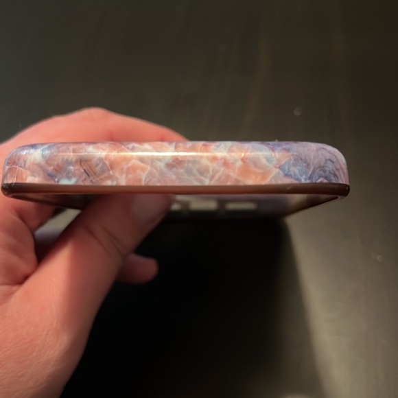 Purple Marble IPhone X Phone Case - Picture 6 of 6